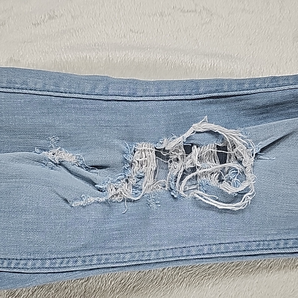 HOLLISTER | Men’s Advanced Stretch Skinny Ripped Jeans Light Wash Distressed - Picture 6 of 12